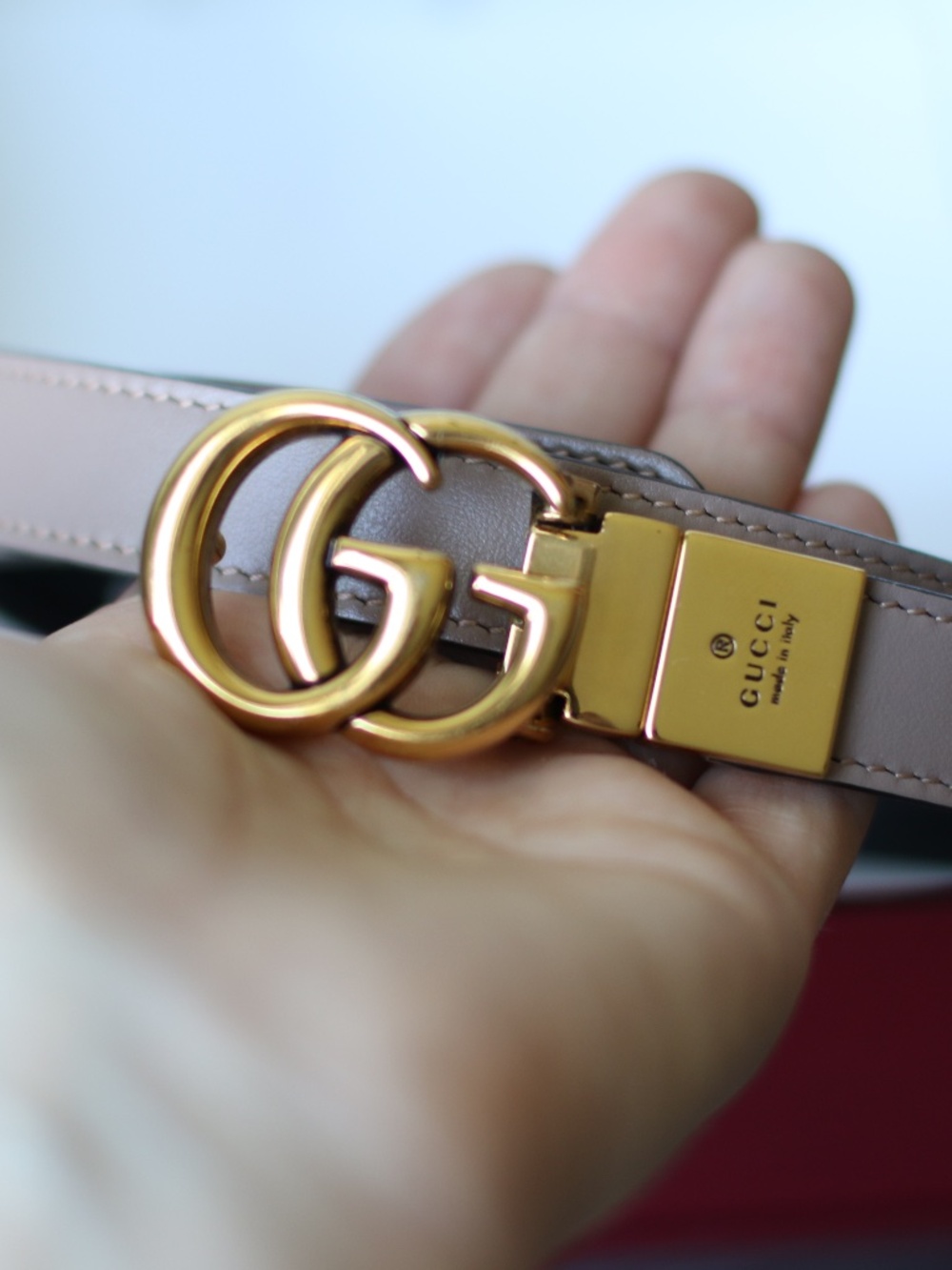 GG MARMONT REVERSIBLE THIN BELT - Picture 2 of 9